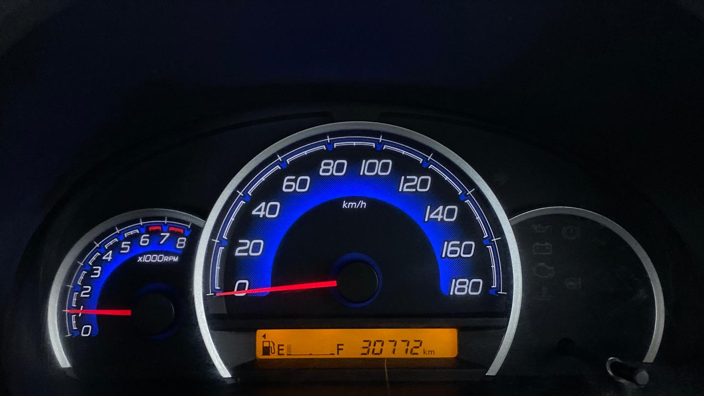 2018 Maruti Wagon R 1.0 VXI, Petrol, Manual, 30,971 km, Odometer Image