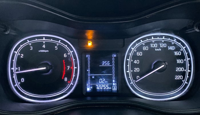 2020 Maruti Vitara Brezza VXI, Petrol, Manual, 72,255 km, Odometer Image