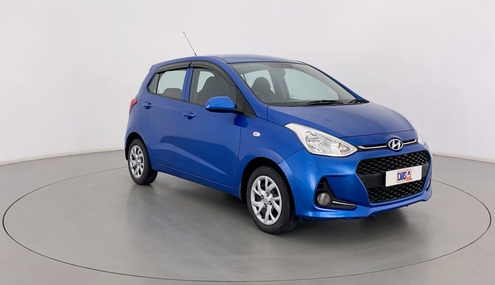 2017 Hyundai Grand i10 SPORTZ 1.2 KAPPA VTVT, Petrol, Manual, 40,558 km, Right Front Diagonal