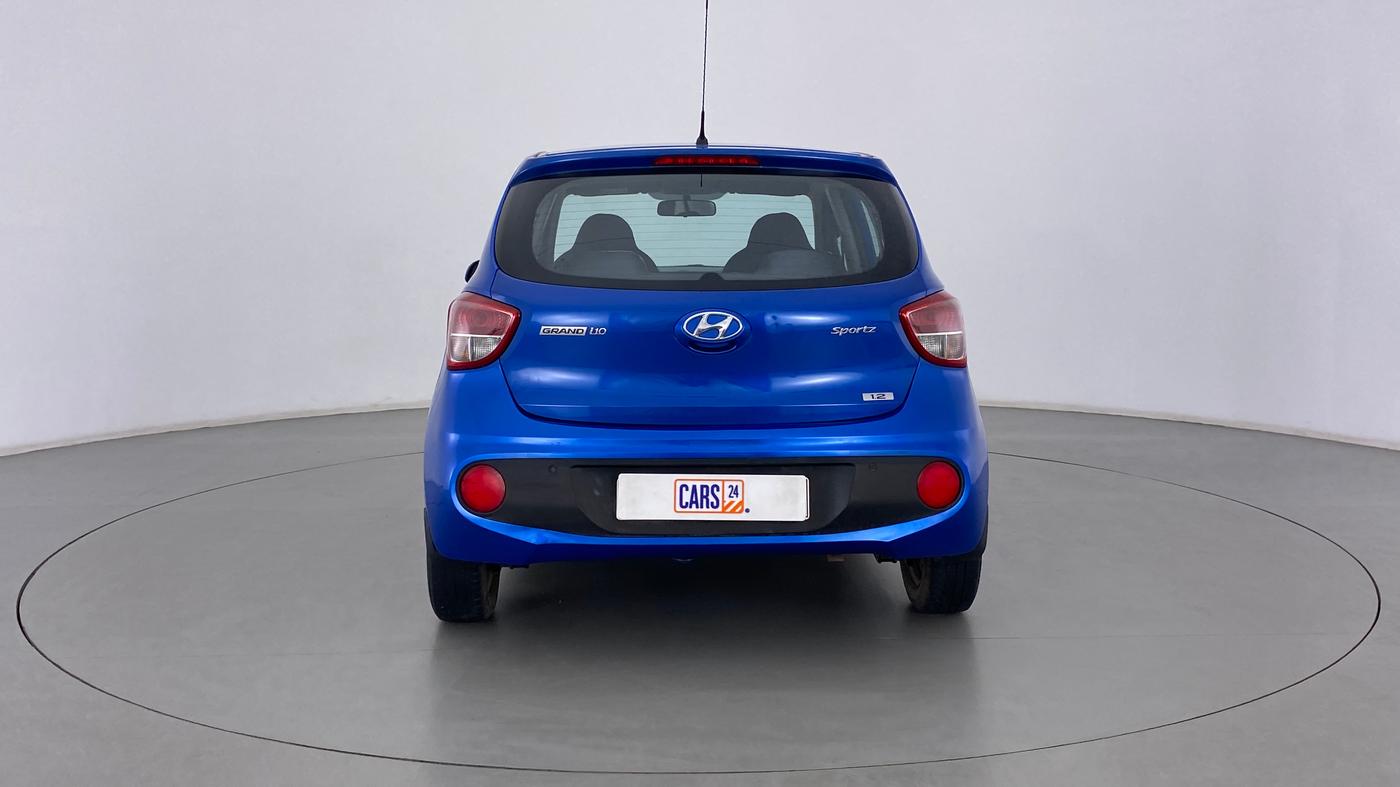 2017 Hyundai Grand i10 SPORTZ 1.2 KAPPA VTVT, Petrol, Manual, 40,558 km, Back/Rear