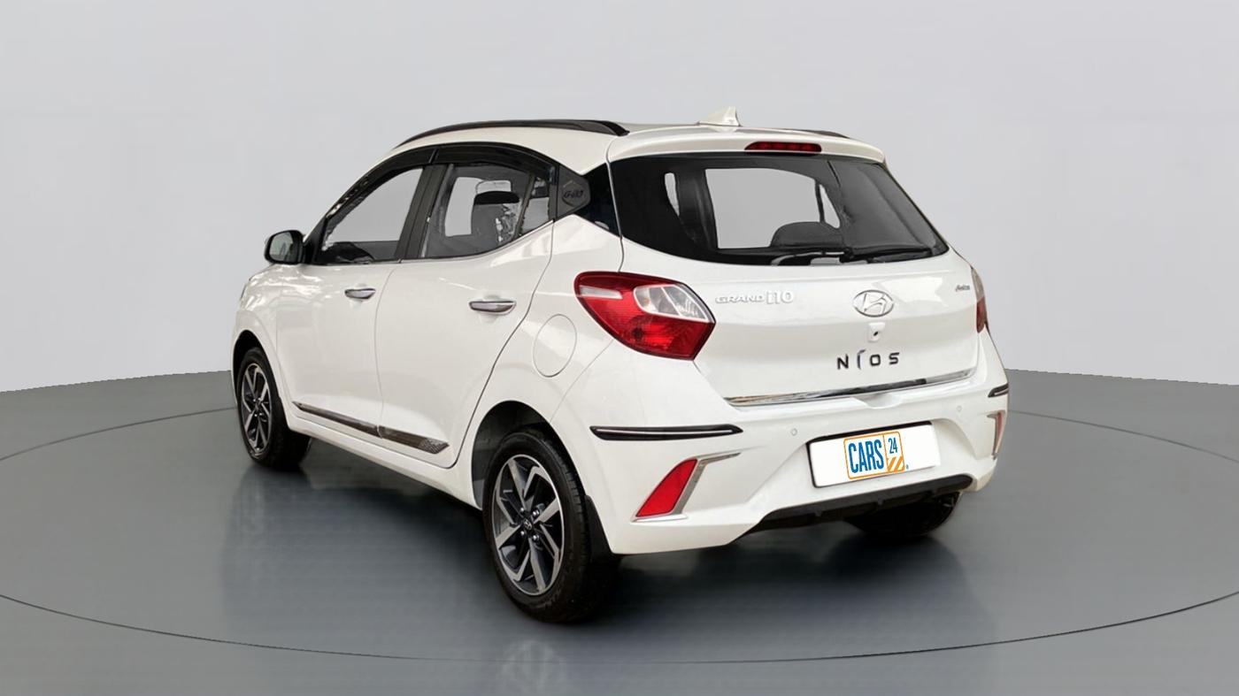 2021 Hyundai GRAND I10 NIOS ASTA PETROL AMT, Petrol, Automatic, 4,662 km, Left Back Diagonal