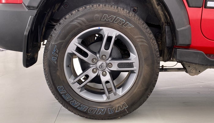 2021 Mahindra Thar LX PETROL HT 4WD AT, Petrol, Automatic, 5,710 km, Right Rear Wheel