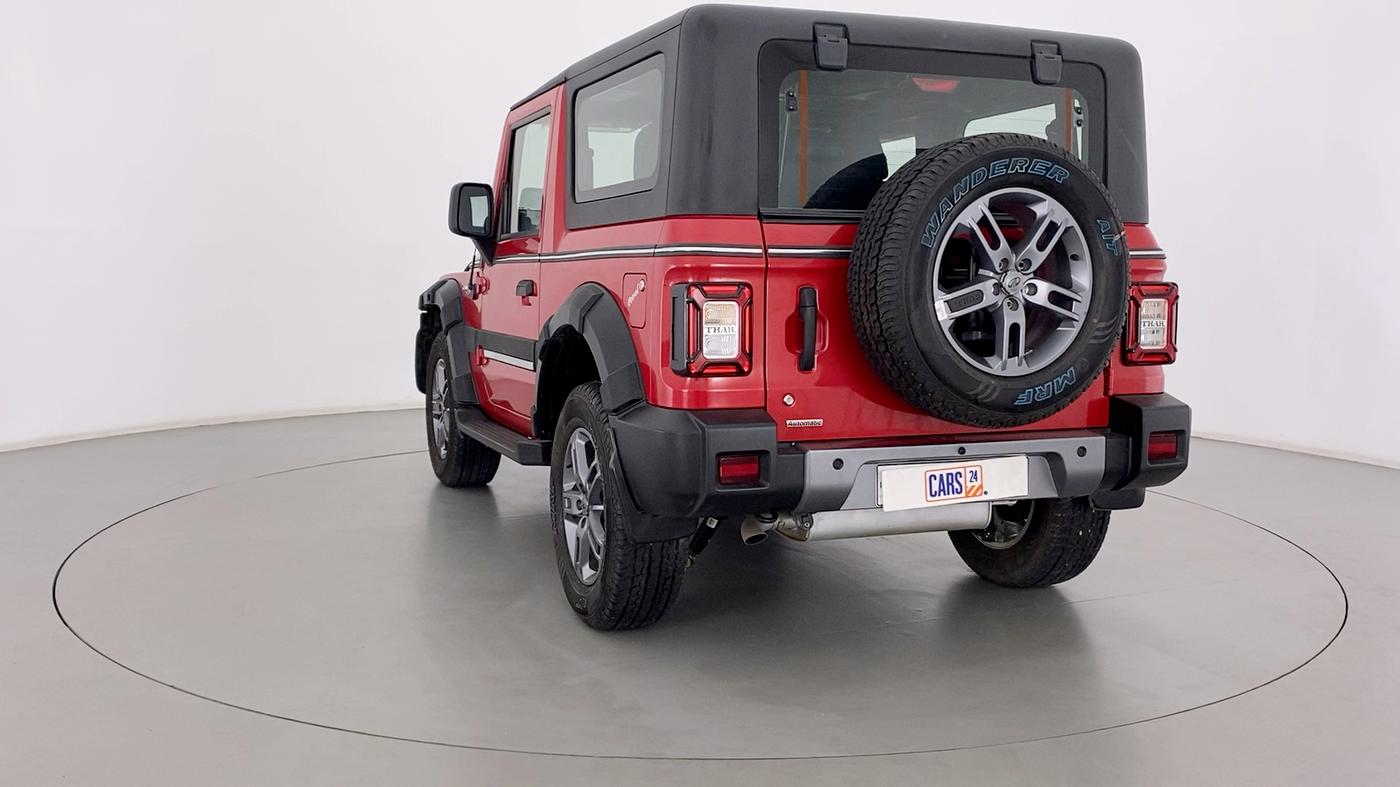 2021 Mahindra Thar LX PETROL HT 4WD AT, Petrol, Automatic, 5,710 km, Left Back Diagonal