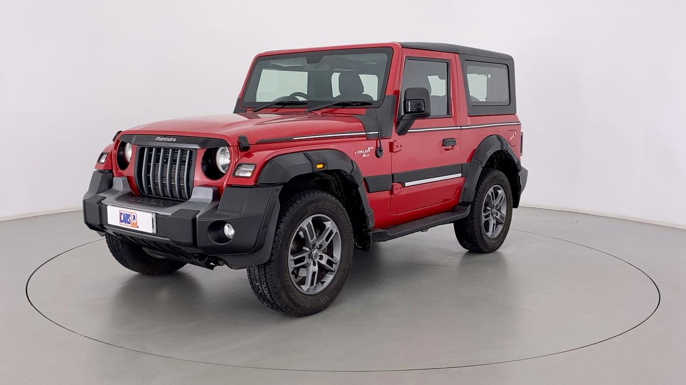 2021 Mahindra Thar LX PETROL HT 4WD AT, Petrol, Automatic, 5,710 km, Left Front Diagonal