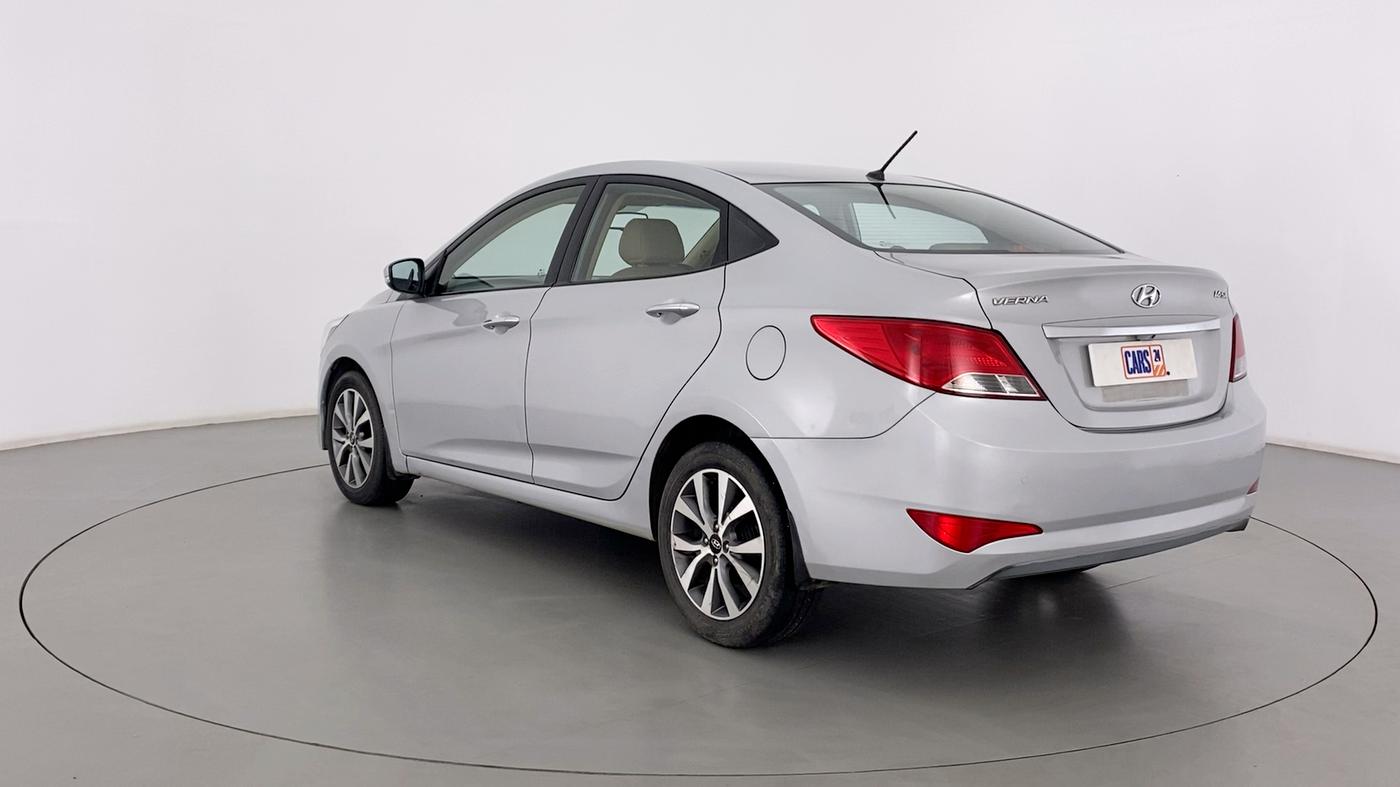 2015 Hyundai Verna FLUIDIC 1.6 SX CRDI, Diesel, Manual, 93,836 km, Left Back Diagonal