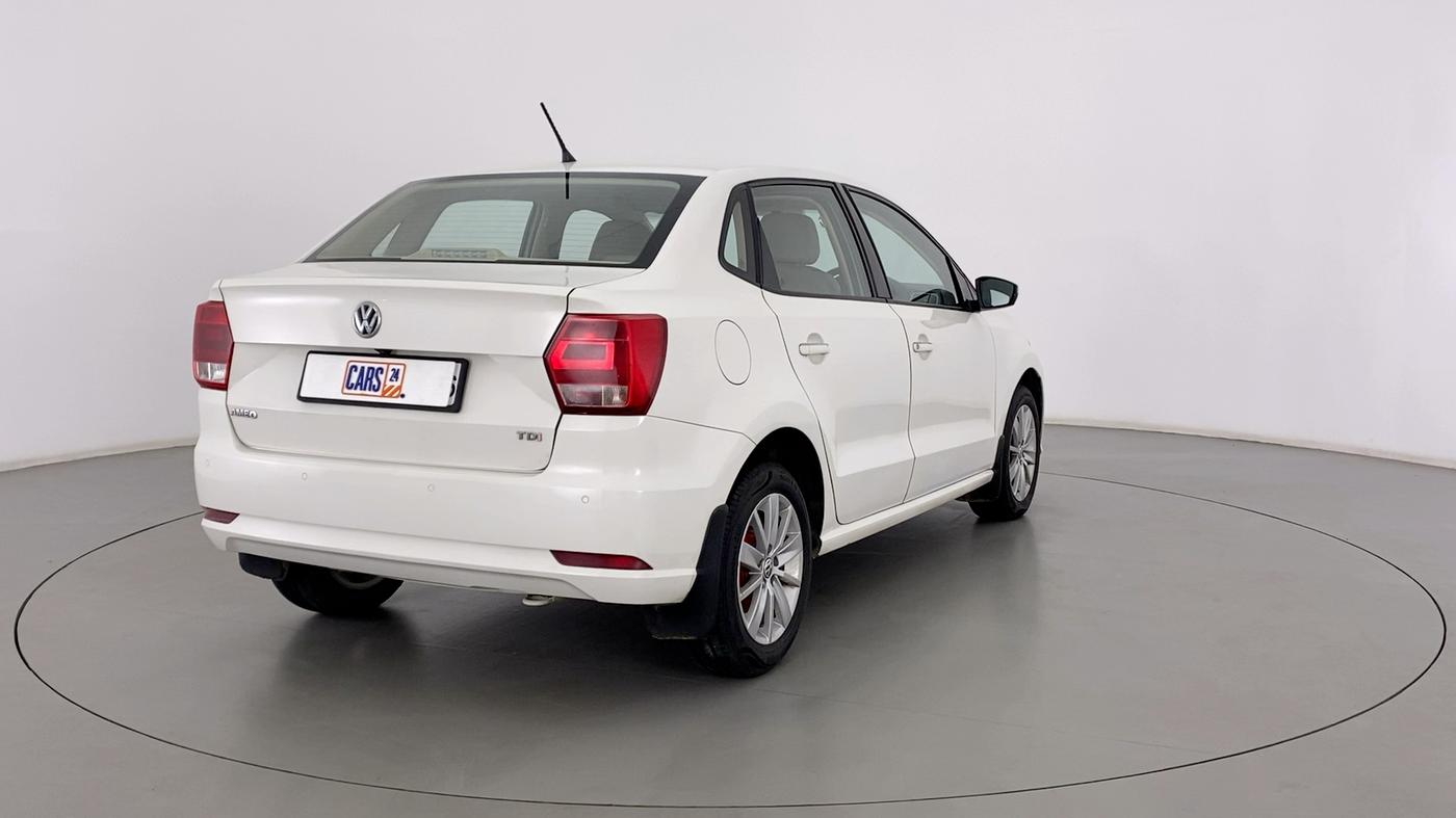2017 Volkswagen Ameo HIGHLINE DSG 1.5 DIESEL , Diesel, Automatic, 58,549 km, Right Back Diagonal