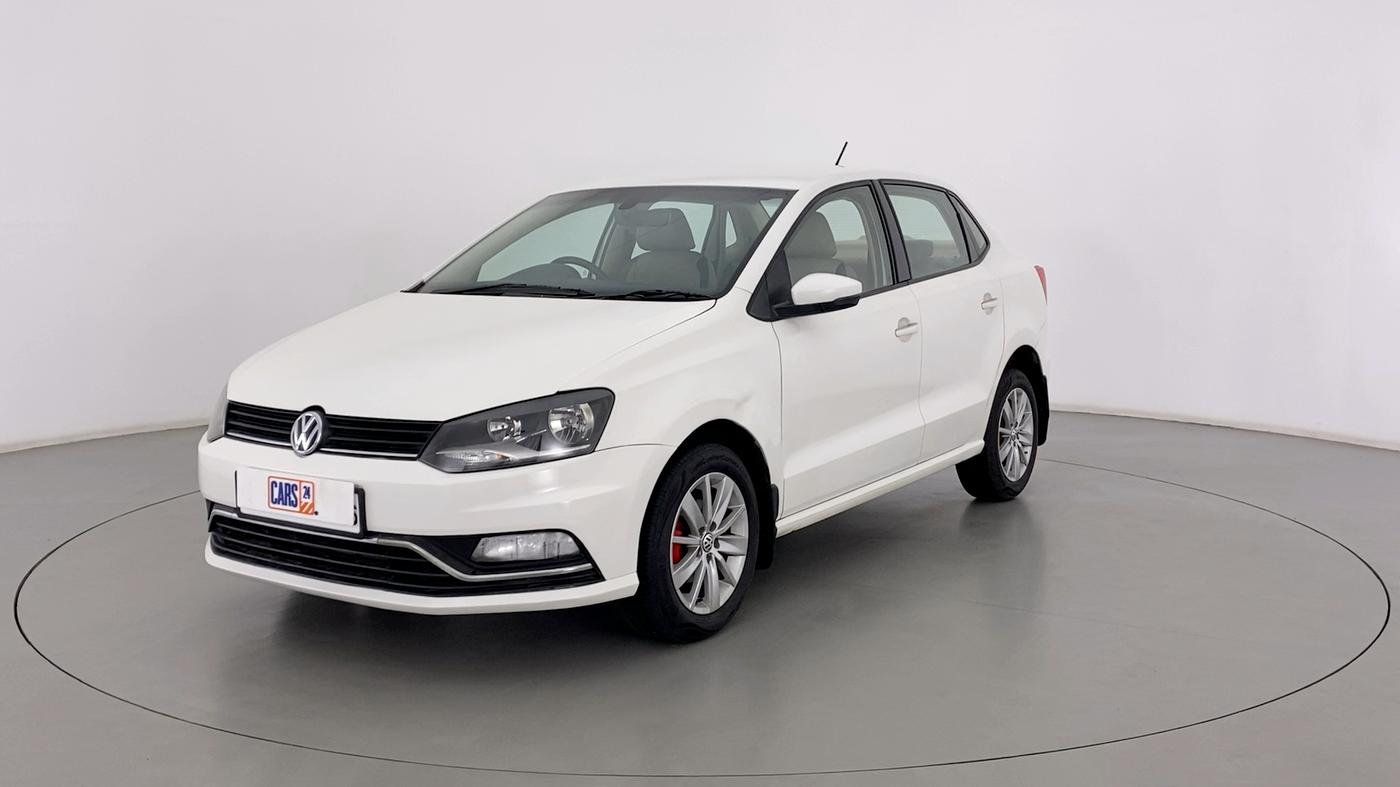 2017 Volkswagen Ameo HIGHLINE DSG 1.5 DIESEL , Diesel, Automatic, 58,549 km, Left Front Diagonal