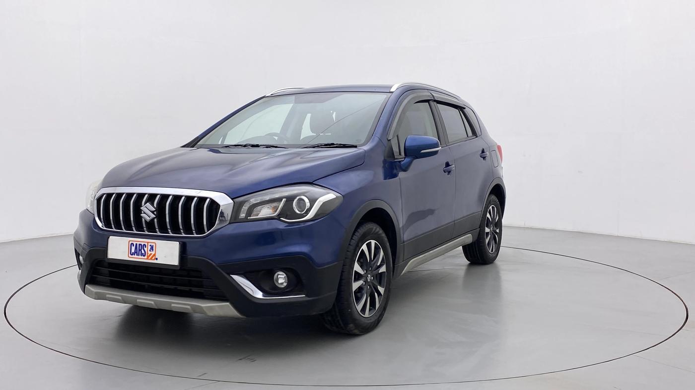 2020 Maruti S Cross ALPHA AT SMART HYBRID, Petrol, Automatic, 36,468 km, Left Front Diagonal