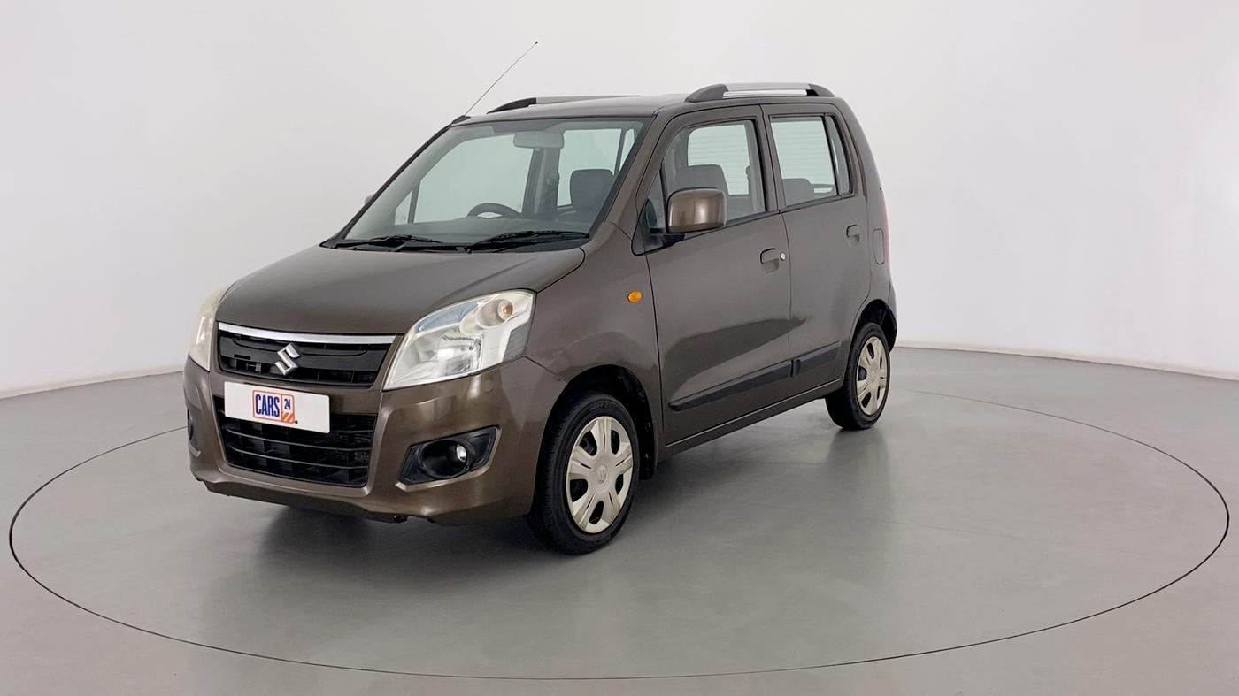 2015 Maruti Wagon R 1.0 VXI, Petrol, Manual, 74,082 km, Left Front Diagonal