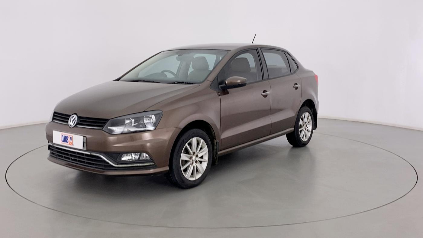 2017 Volkswagen Ameo HIGHLINE  PLUS 1.2, Petrol, Manual, 52,976 km, Left Front Diagonal