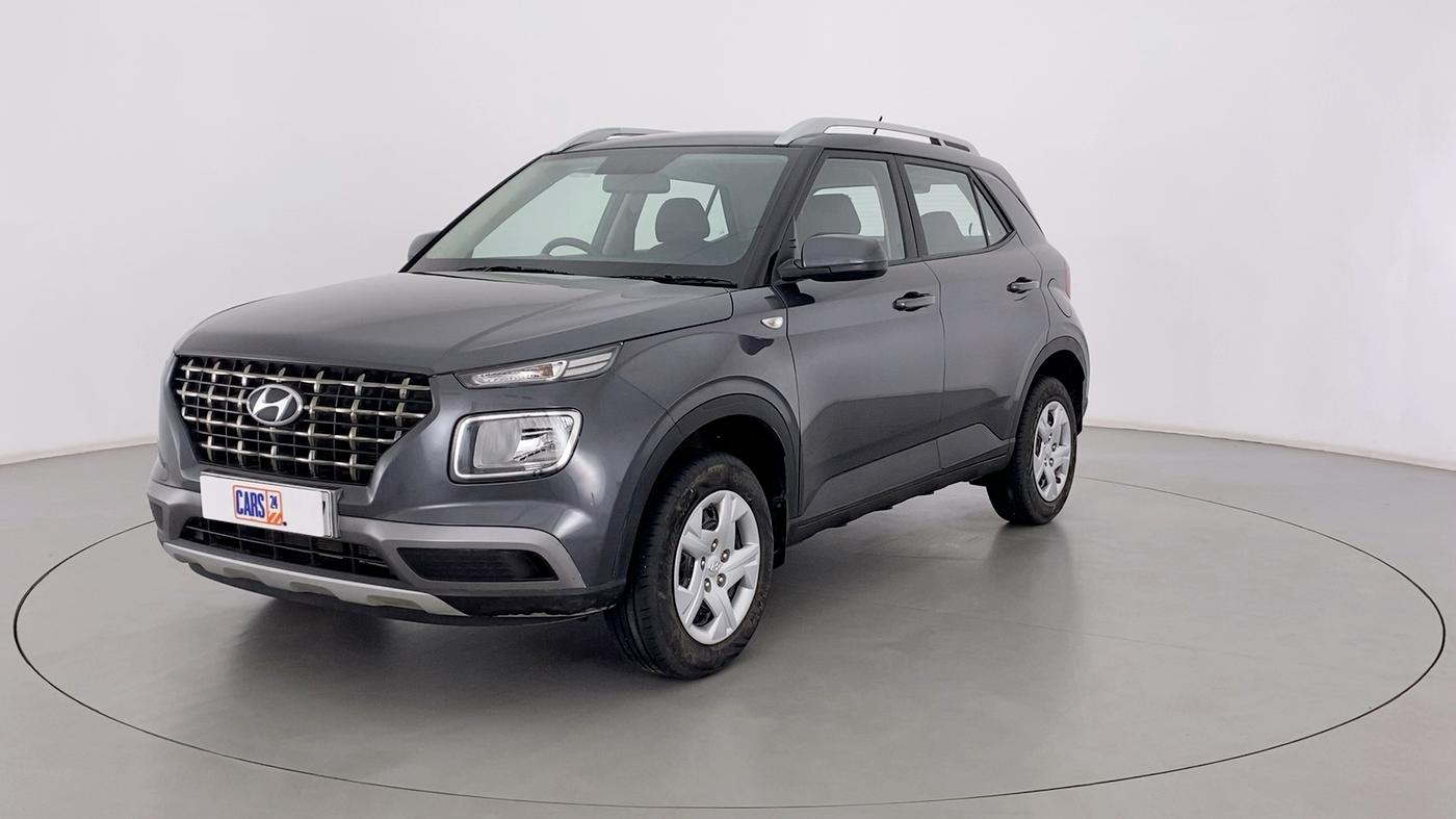 2020 Hyundai VENUE S MT 1.2 KAPPA, Petrol, Manual, 7,432 km, Left Front Diagonal