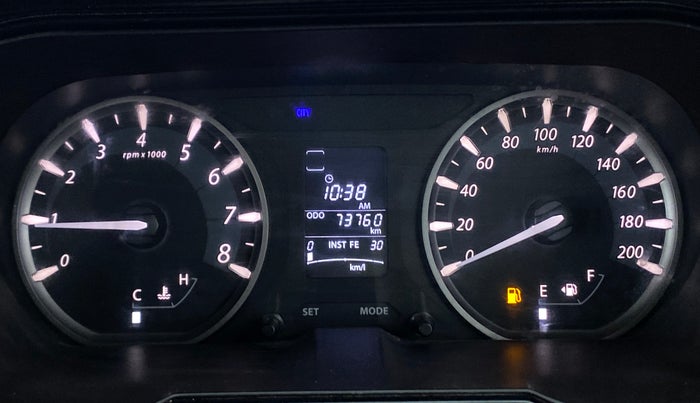 2015 Tata Bolt XM REVOTRON, Petrol, Manual, 73,760 km, Odometer Image