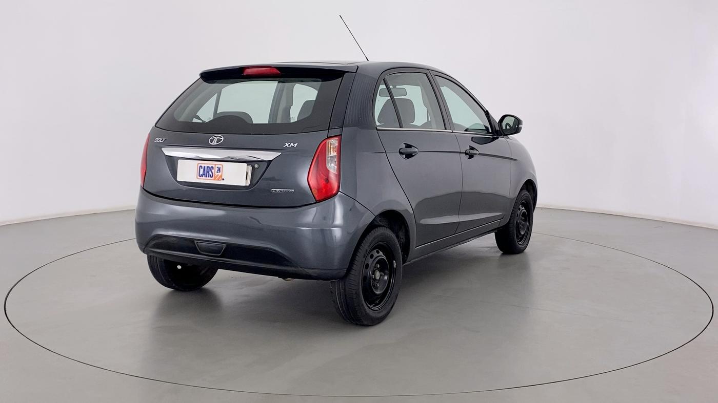2015 Tata Bolt XM REVOTRON, Petrol, Manual, 73,760 km, Right Back Diagonal
