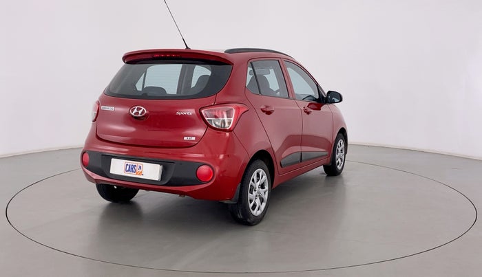 2019 Hyundai Grand i10 SPORTZ 1.2 KAPPA VTVT, Petrol, Manual, 25,143 km, Right Back Diagonal