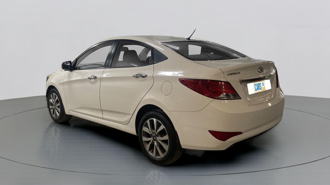 2015 Hyundai Verna FLUIDIC 1.6 SX CRDI, Diesel, Manual, 58,204 km, Left Back Diagonal