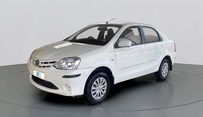 2012 Toyota Etios G, Petrol, Manual, 77,470 km, Left Front Diagonal