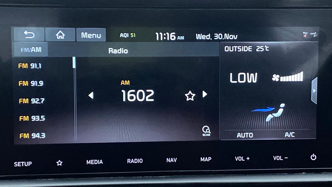 2020 KIA SONET GTX PLUS 1.5D  AT, Diesel, Automatic, 25,011 km, Infotainment System