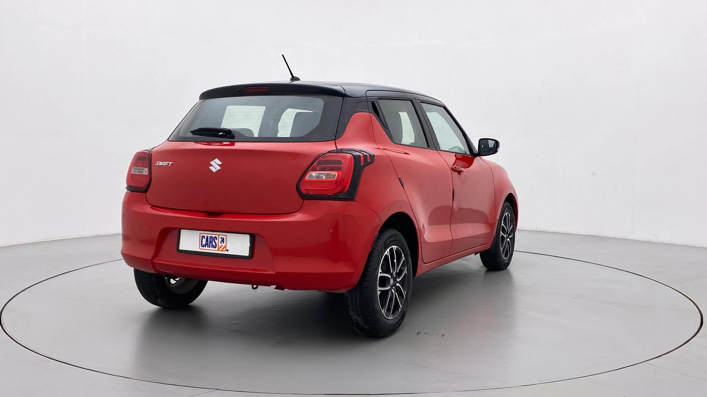 2022 Maruti Swift ZXI+ DUAL TONE , Petrol, Manual, 13,143 km, Right Back Diagonal