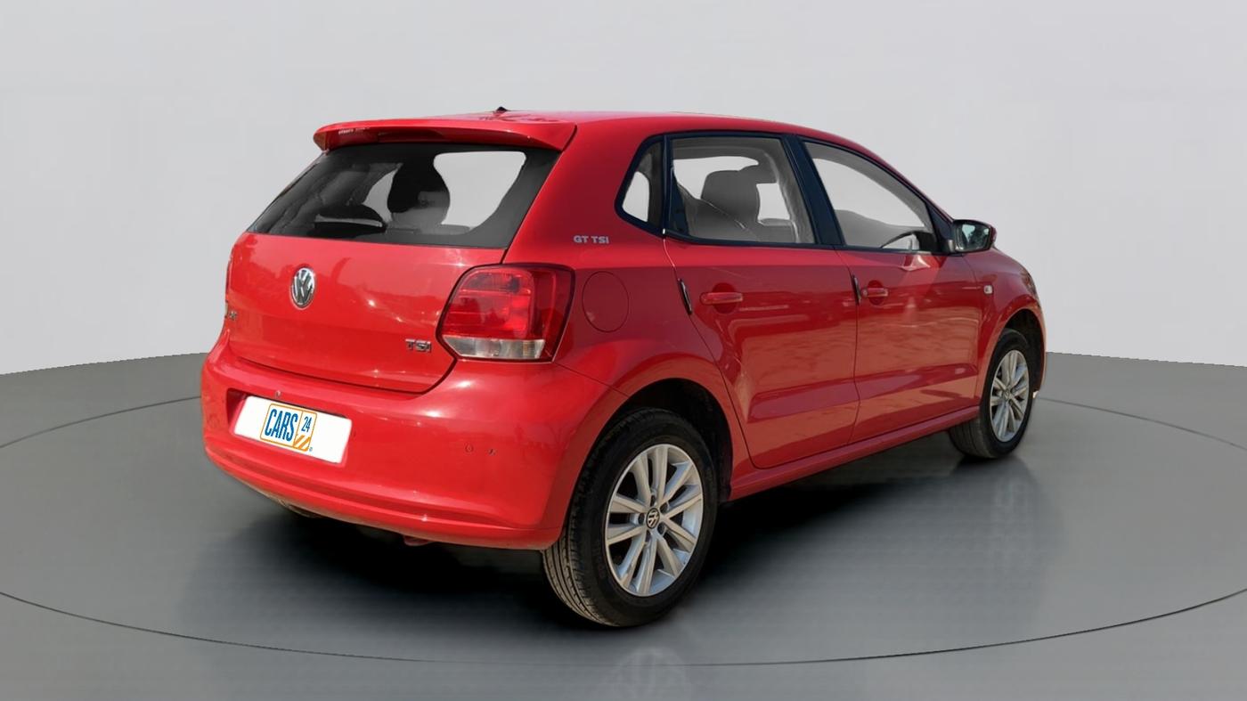 2014 Volkswagen Polo GT TSI 1.2 PETROL AT, Petrol, Automatic, 27,273 km, Right Back Diagonal