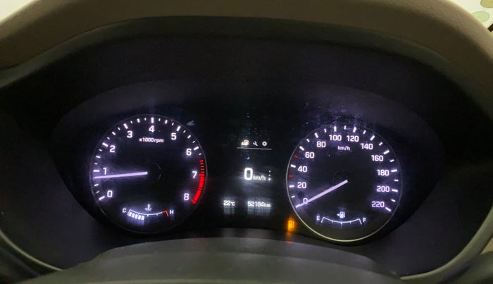 2017 Hyundai Elite i20 ASTA 1.2 (O), Petrol, Manual, 52,163 km, Odometer Image