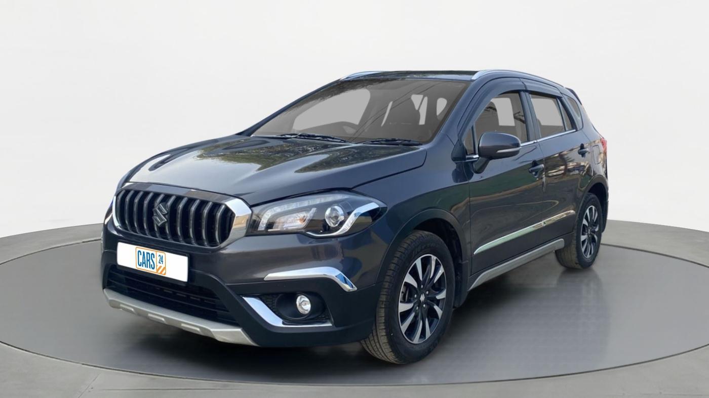 2020 Maruti S Cross ALPHA 1.5 SMART HYBRID, Petrol, Manual, 52,726 km, Left Front Diagonal
