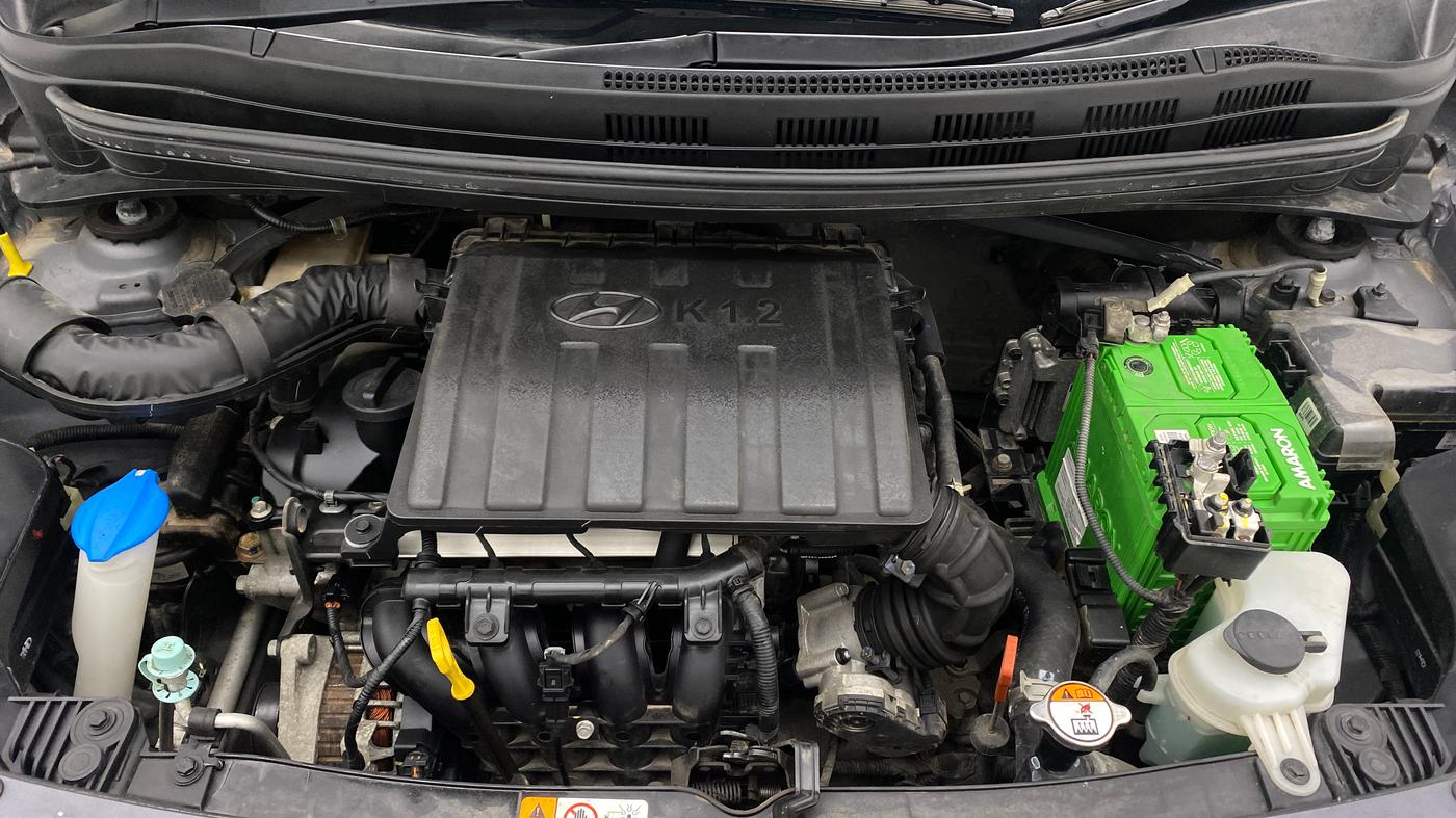 2017 Hyundai Grand i10 SPORTZ (O) 1.2 AT VTVT, Petrol, Automatic, 9,962 km, Open Bonet