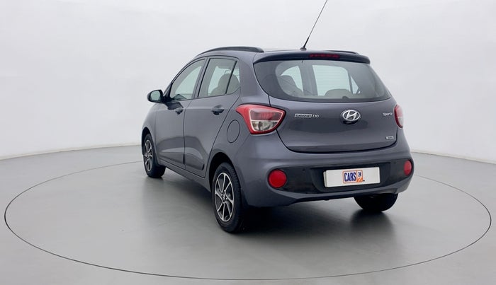 2017 Hyundai Grand i10 SPORTZ (O) 1.2 AT VTVT, Petrol, Automatic, 9,962 km, Left Back Diagonal
