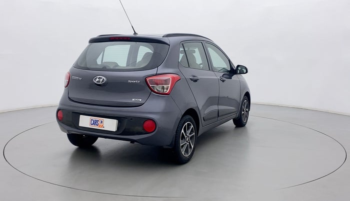 2017 Hyundai Grand i10 SPORTZ (O) 1.2 AT VTVT, Petrol, Automatic, 9,962 km, Right Back Diagonal
