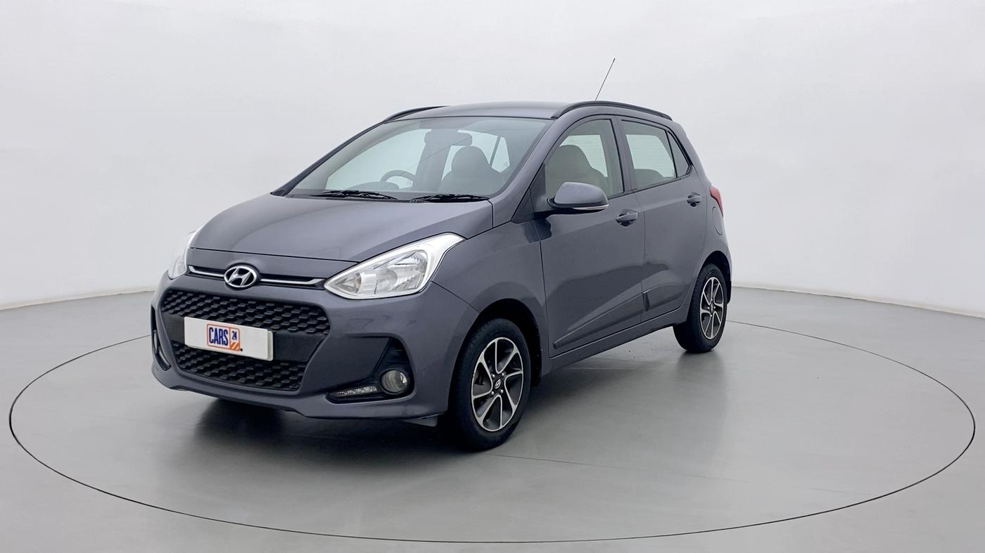2017 Hyundai Grand i10 SPORTZ (O) 1.2 AT VTVT, Petrol, Automatic, 9,962 km, Left Front Diagonal