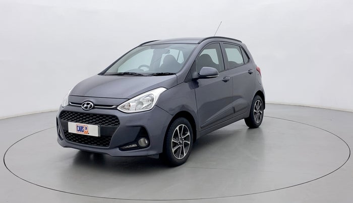 2017 Hyundai Grand i10 SPORTZ (O) 1.2 AT VTVT, Petrol, Automatic, 37,559 km, Left Front Diagonal