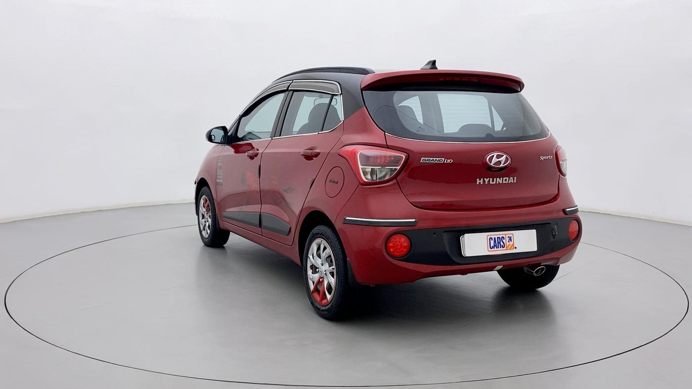 2018 Hyundai Grand i10 SPORTZ 1.2 KAPPA VTVT, Petrol, Manual, 31,535 km, Left Back Diagonal