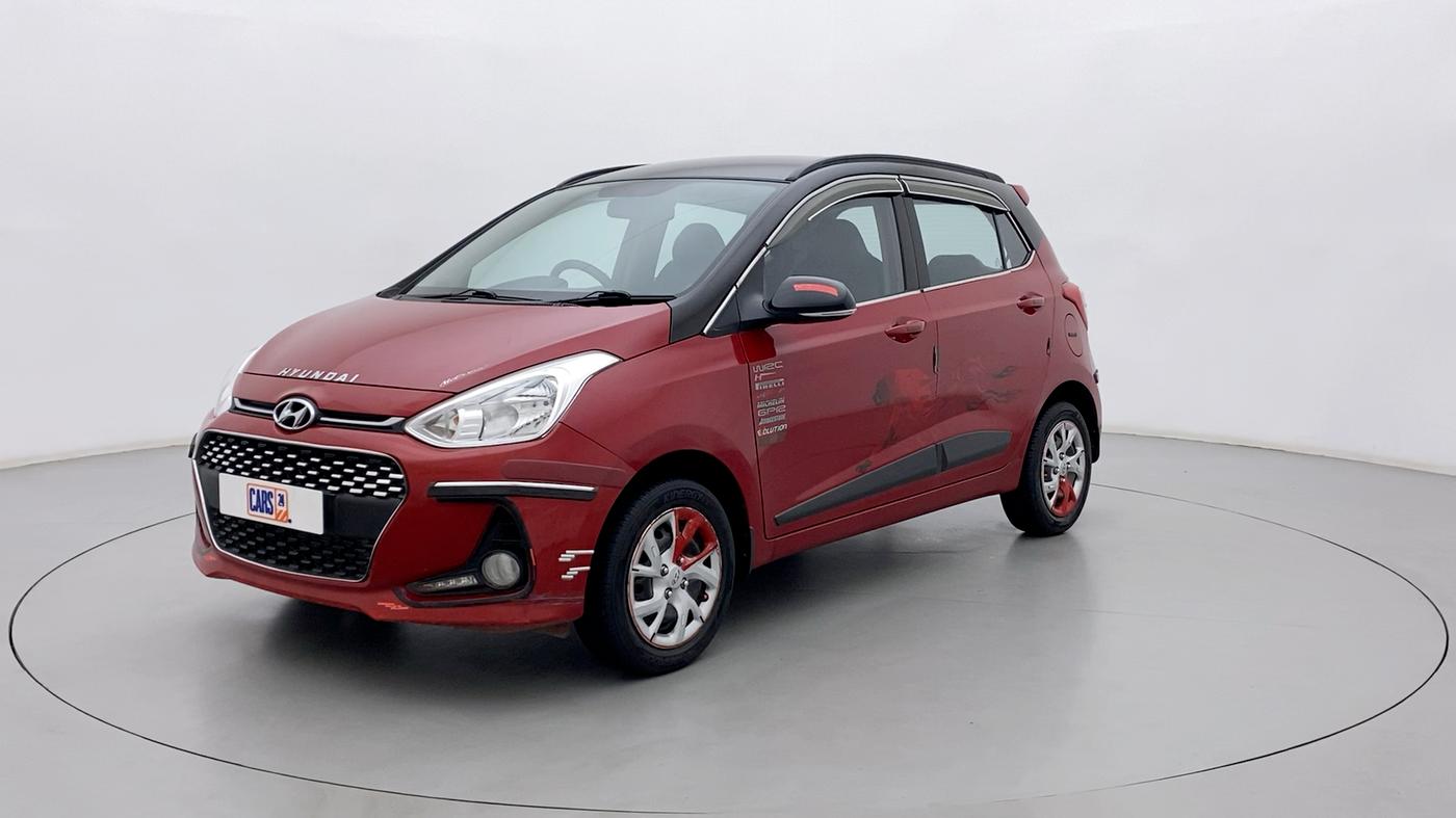 2018 Hyundai Grand i10 SPORTZ 1.2 KAPPA VTVT, Petrol, Manual, 31,535 km, Left Front Diagonal