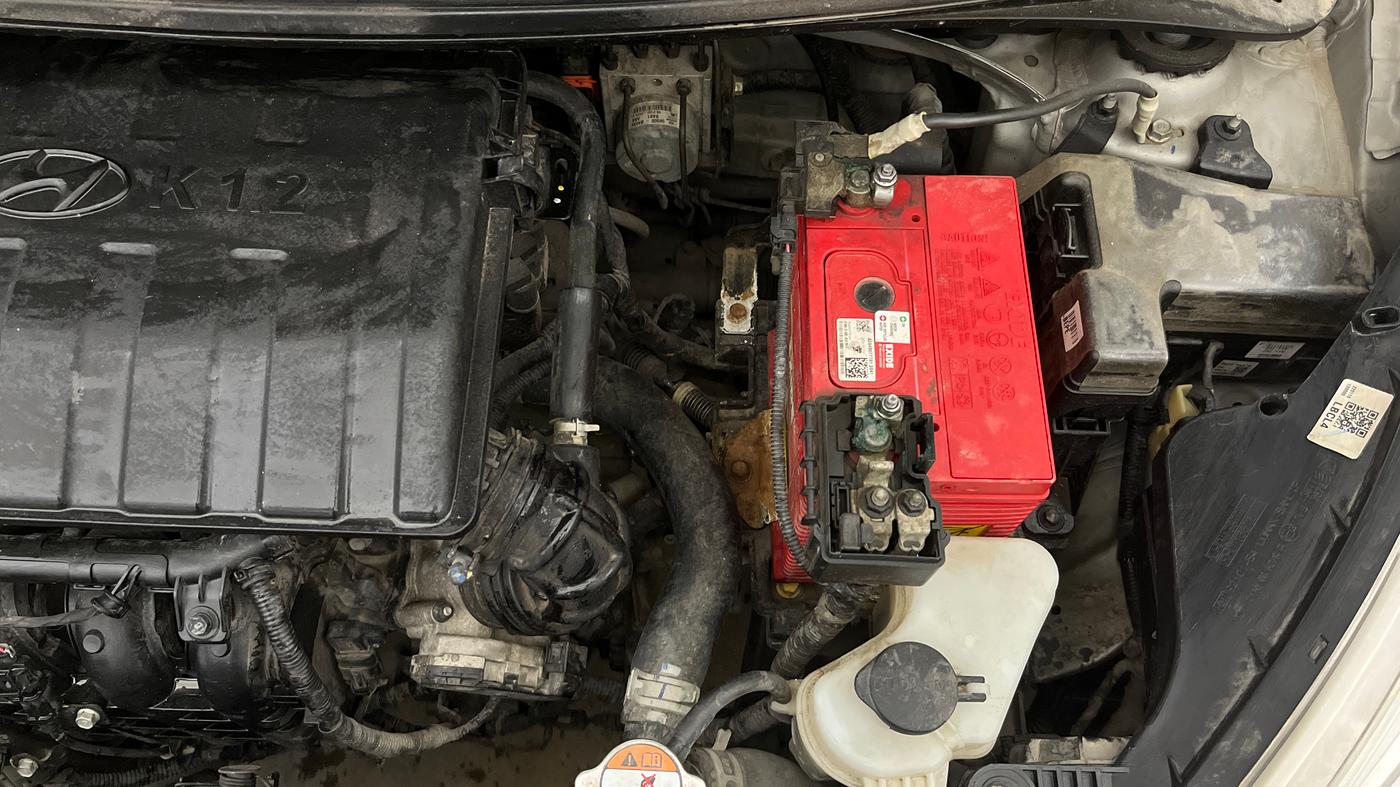 2019 Hyundai Grand i10 SPORTZ 1.2 KAPPA VTVT, Petrol, Manual, 25,387 km, Engine View - Left