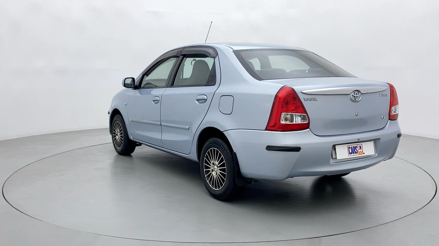 2011 Toyota Etios G, Petrol, Manual, 80,468 km, Left Back Diagonal
