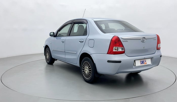 2011 Toyota Etios G, Petrol, Manual, 80,468 km, Left Back Diagonal