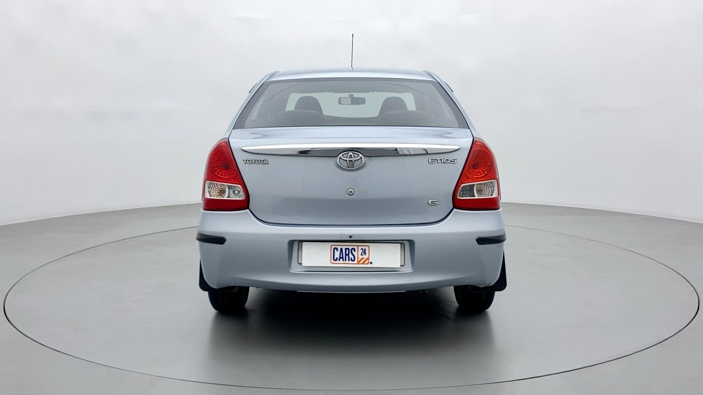 2011 Toyota Etios G, Petrol, Manual, 80,468 km, Back/Rear