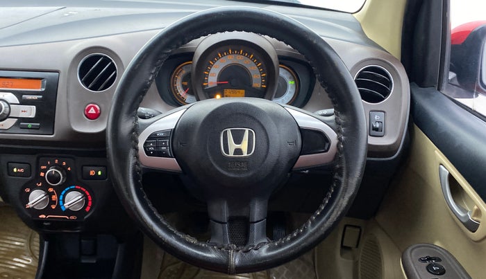 2013 Honda Brio 1.2 V MT I VTEC, Petrol, Manual, 12,864 km, Steering Wheel Close Up