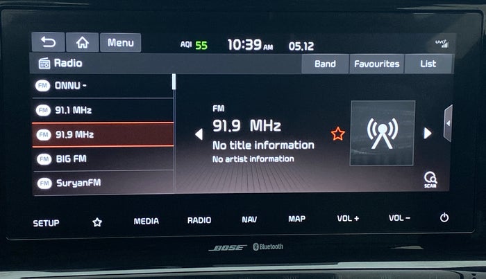 2020 KIA SELTOS 1.5 GTX+ AT, Diesel, Automatic, 24,253 km, Infotainment System