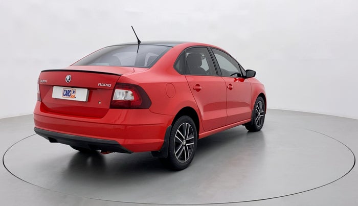2017 Skoda Rapid Style 1.5 TDI AT, Diesel, Automatic, 61,107 km, Right Back Diagonal
