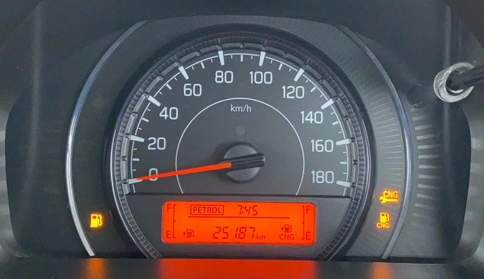 2021 Maruti New Wagon-R 1.0 Lxi (o) cng, CNG, Manual, 25,285 km, Odometer Image