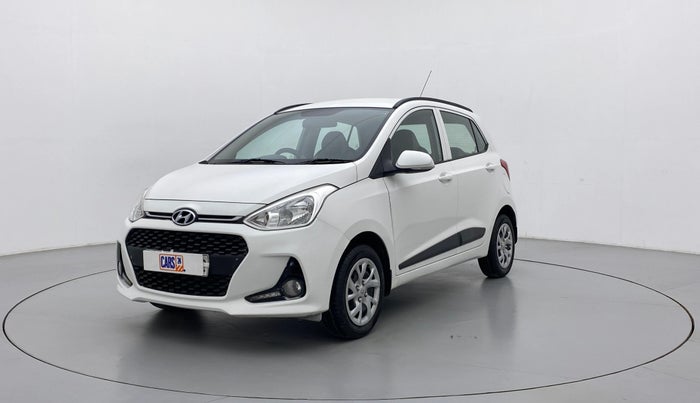 2017 Hyundai Grand i10 Sportz(O) 1.2 MT, Petrol, Manual, 35,500 km, Left Front Diagonal