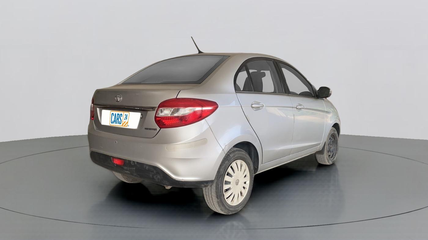 2015 Tata Zest XMS RT, Petrol, Manual, 50,858 km, Right Back Diagonal