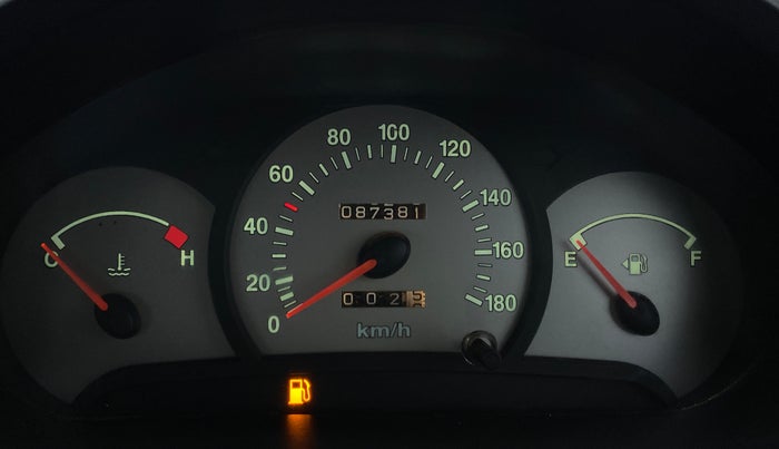2012 Hyundai Santro Xing GL PLUS, Petrol, Manual, 87,582 km, Odometer Image