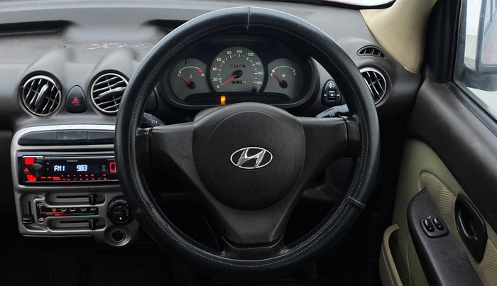 2012 Hyundai Santro Xing GL PLUS, Petrol, Manual, 87,582 km, Steering Wheel Close Up