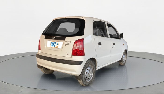 2010 Hyundai Santro Xing GL, Petrol, Manual, 55,548 km, Right Back Diagonal