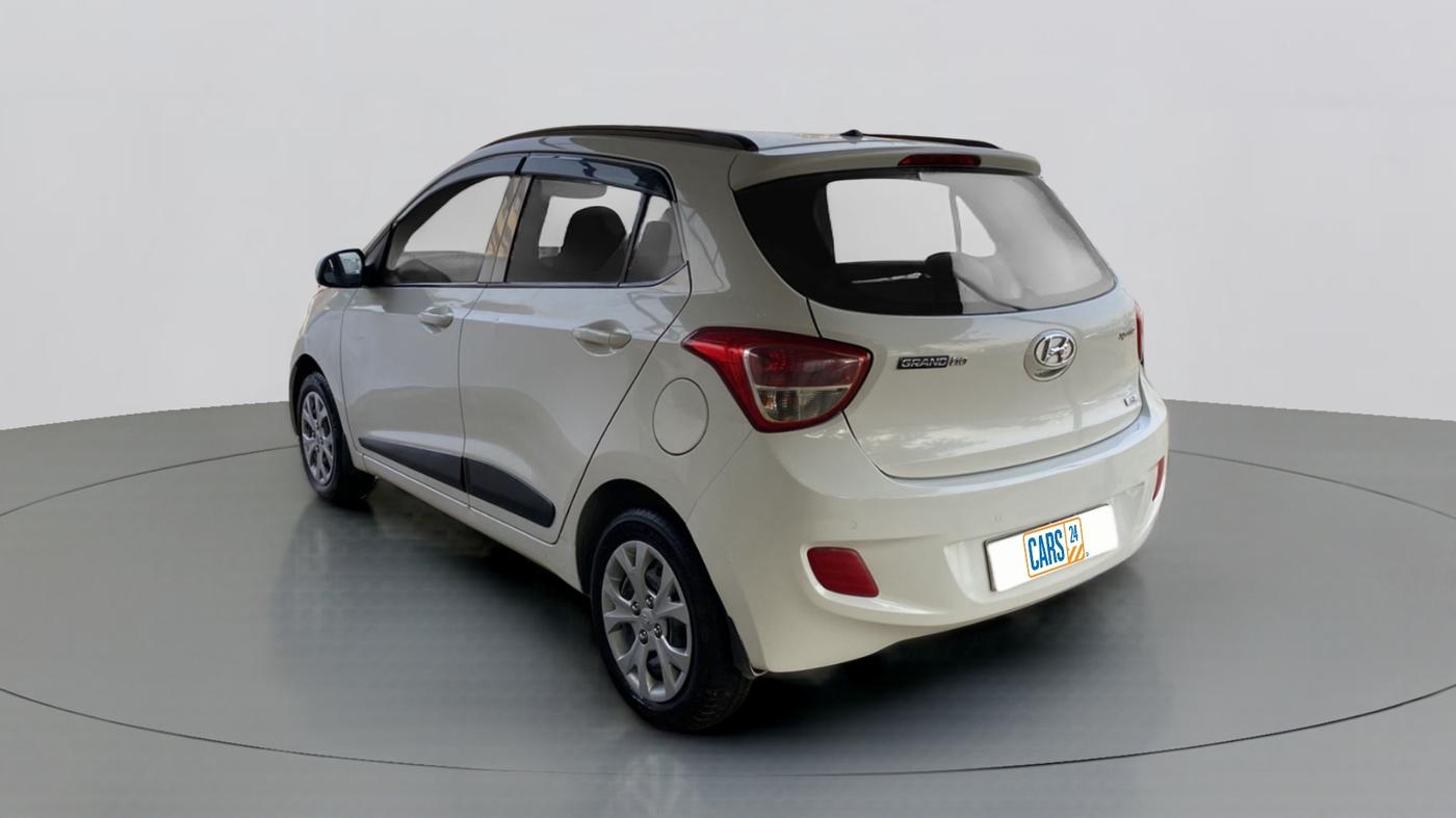 2016 Hyundai Grand i10 SPORTZ 1.2 KAPPA VTVT, Petrol, Manual, 45,327 km, Left Back Diagonal