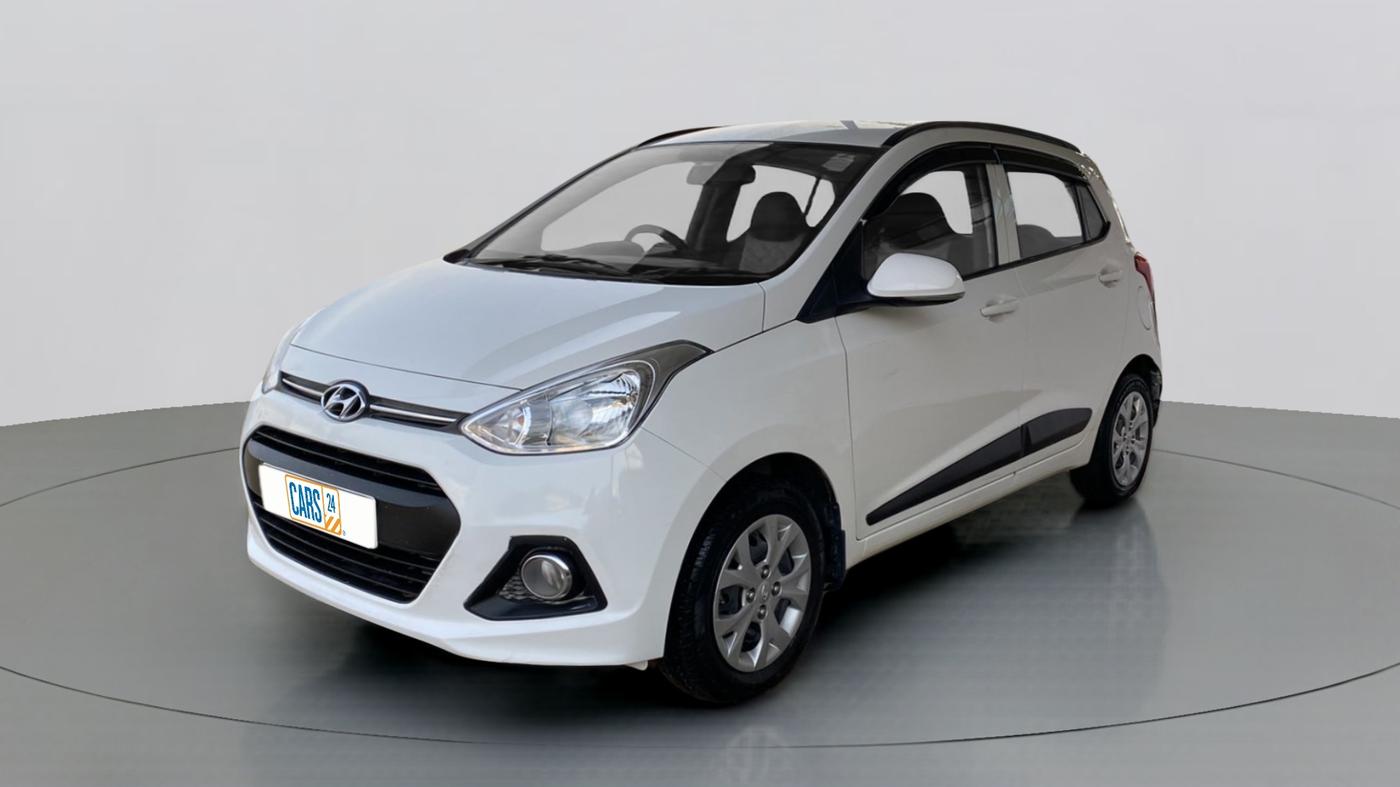 2016 Hyundai Grand i10 SPORTZ 1.2 KAPPA VTVT, Petrol, Manual, 45,327 km, Left Front Diagonal