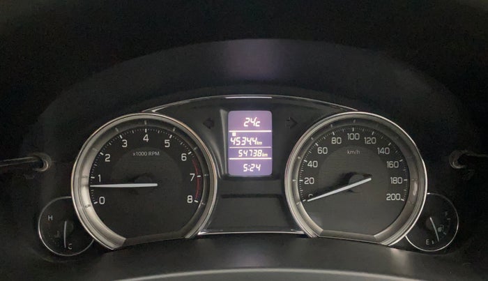 2016 Maruti Ciaz ZXI, Petrol, Manual, 54,723 km, Odometer Image