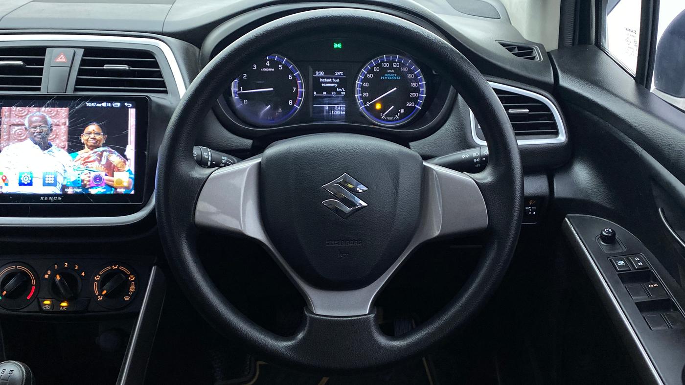 2021 Maruti S Cross SIGMA 1.5, Petrol, Manual, 11,402 km, Steering Wheel Close Up