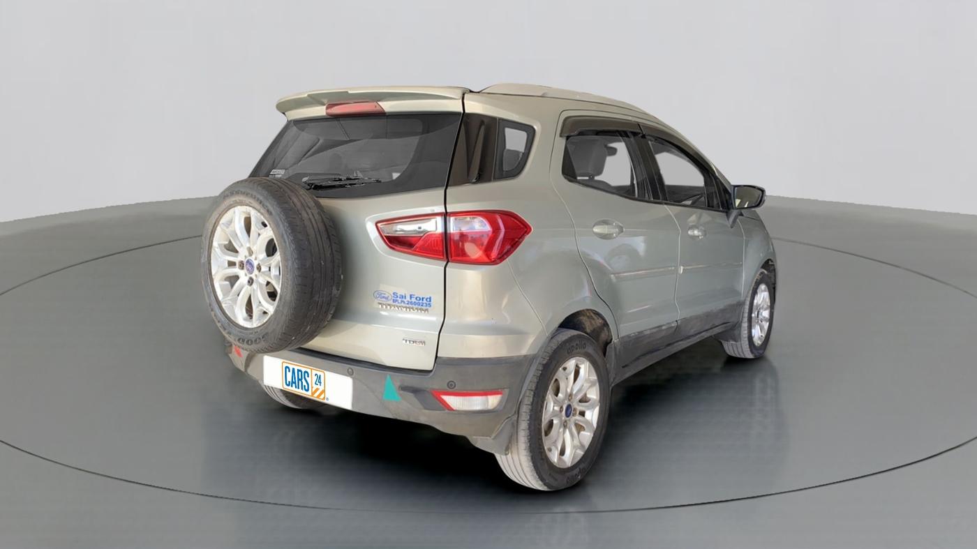 2014 Ford Ecosport 1.5TITANIUM TDCI, Diesel, Manual, 97,038 km, Right Back Diagonal
